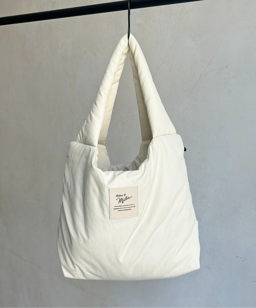 MILLER（ミラー）の「パフトートバッグ（トートバッグ・メンズ・ブラック/アイボリー/グレー・FREE）」の7枚目の写真