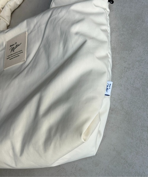 MILLER（ミラー）の「パフトートバッグ（トートバッグ・メンズ・ブラック/アイボリー/グレー・FREE）」の8枚目の写真