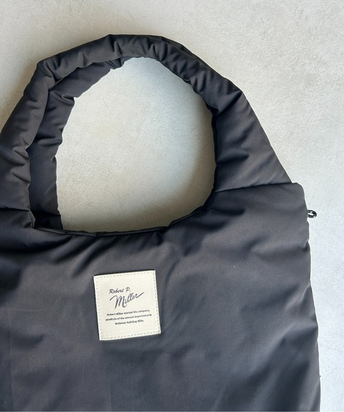 MILLER（ミラー）の「パフトートバッグ（トートバッグ・メンズ・ブラック/アイボリー/グレー・FREE）」の14枚目の写真