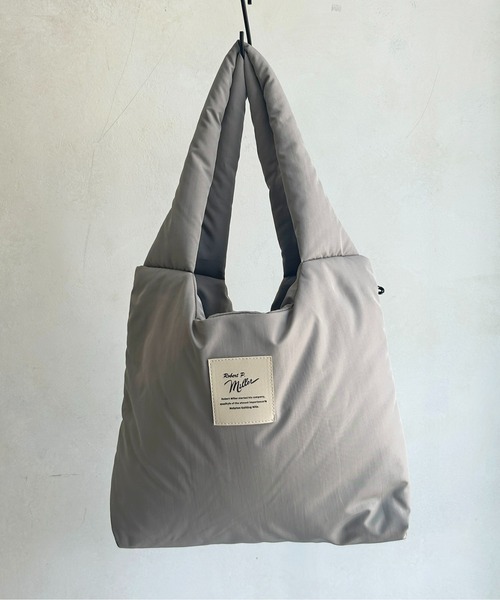 MILLER（ミラー）の「パフトートバッグ（トートバッグ・メンズ・ブラック/アイボリー/グレー・FREE）」の17枚目の写真