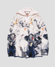 【TAAKK/ターク】JQ KNIT ZIP UP/ジャガードニットジップ