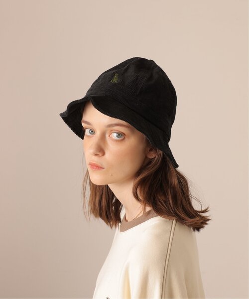 DOUBLE NAME（ダブルネーム）の「恐竜刺しゅうコーデュロイメトロハット（ハット・レディース・キナリ/ブラウン/ブラック・FREE）」の22枚目の写真