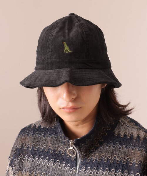 DOUBLE NAME（ダブルネーム）の「恐竜刺しゅうコーデュロイメトロハット（ハット・レディース・キナリ/ブラウン/ブラック・FREE）」の21枚目の写真