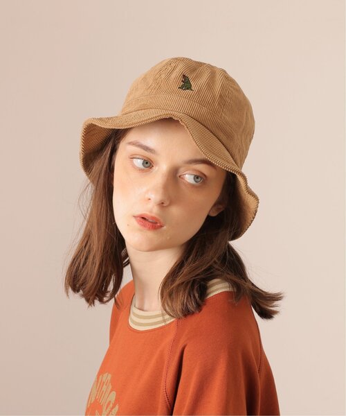 DOUBLE NAME（ダブルネーム）の「恐竜刺しゅうコーデュロイメトロハット（ハット・レディース・キナリ/ブラウン/ブラック・FREE）」の18枚目の写真