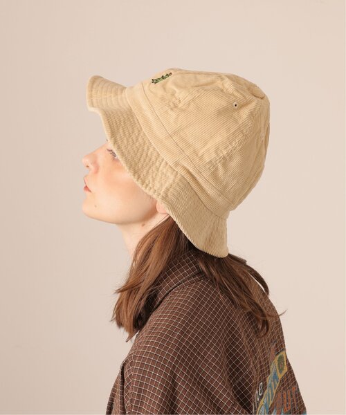 DOUBLE NAME（ダブルネーム）の「恐竜刺しゅうコーデュロイメトロハット（ハット・レディース・キナリ/ブラウン/ブラック・FREE）」の10枚目の写真