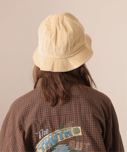 DOUBLE NAME（ダブルネーム）の「恐竜刺しゅうコーデュロイメトロハット（ハット・レディース・キナリ/ブラウン/ブラック・FREE）」の9枚目の写真