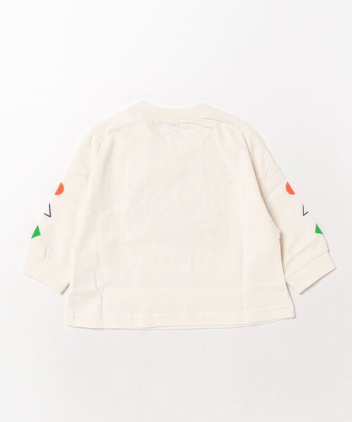 MARKEY'S（マーキーズ）の「【YUKI HORIMOTO】別注ロンT（80～150cm）（Tシャツ/カットソー・キッズ・オフホワイト/グレー/ホワイト・150/100/110/120/80/130/140/90）」の16枚目の写真