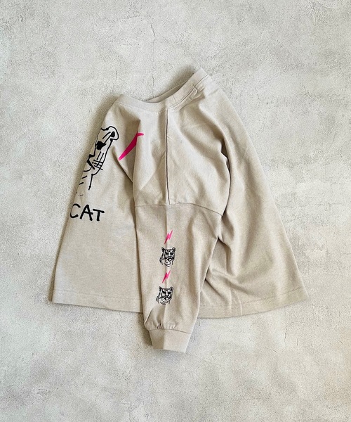 MARKEY'S（マーキーズ）の「【YUKI HORIMOTO】別注ロンT（80～150cm）（Tシャツ/カットソー・キッズ・オフホワイト/グレー/ホワイト・150/100/110/120/80/130/140/90）」の8枚目の写真