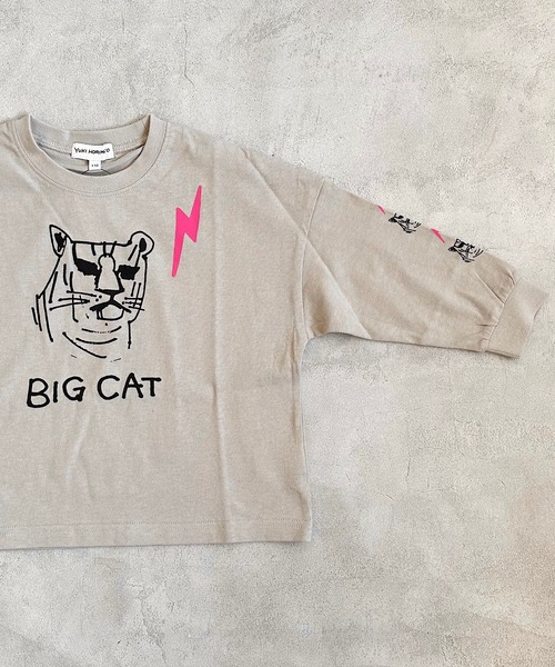 MARKEY'S（マーキーズ）の「【YUKI HORIMOTO】別注ロンT（80～150cm）（Tシャツ/カットソー・キッズ・オフホワイト/グレー/ホワイト・150/100/110/120/80/130/140/90）」の7枚目の写真