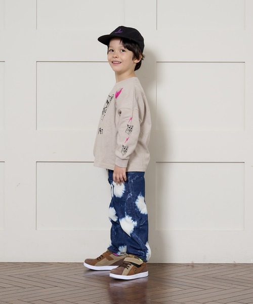 MARKEY'S（マーキーズ）の「【YUKI HORIMOTO】別注ロンT（80～150cm）（Tシャツ/カットソー・キッズ・オフホワイト/グレー/ホワイト・150/100/110/120/80/130/140/90）」の13枚目の写真