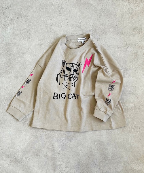 MARKEY'S（マーキーズ）の「【YUKI HORIMOTO】別注ロンT（80～150cm）（Tシャツ/カットソー・キッズ・オフホワイト/グレー/ホワイト・150/100/110/120/80/130/140/90）」の15枚目の写真