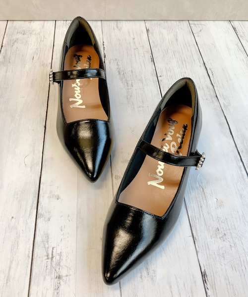 Noubel Voug Relax（ヌーベルヴォーグリラックス）の「ポインテッドトゥメリージェーンパンプス（パンプス・レディース・ベージュ/ブラック/アイボリー・S/LL/3L/M/L）」の12枚目の写真