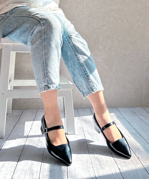 Noubel Voug Relax（ヌーベルヴォーグリラックス）の「ポインテッドトゥメリージェーンパンプス（パンプス・レディース・ベージュ/ブラック/アイボリー・S/LL/3L/M/L）」の21枚目の写真