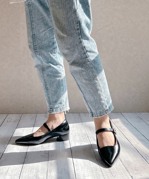 Noubel Voug Relax（ヌーベルヴォーグリラックス）の「ポインテッドトゥメリージェーンパンプス（パンプス・レディース・ベージュ/ブラック/アイボリー・S/LL/3L/M/L）」の22枚目の写真