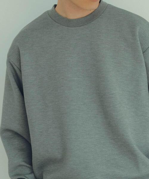 ITEMS URBANRESEARCH（アイテムズ アーバンリサーチ）の「TRストレッチダンボール クルーネックプルオーバー（スウェット・メンズ・ブルー/ブラック/グレー/グレー系その他・LARGE/MEDIUM）」の10枚目の写真