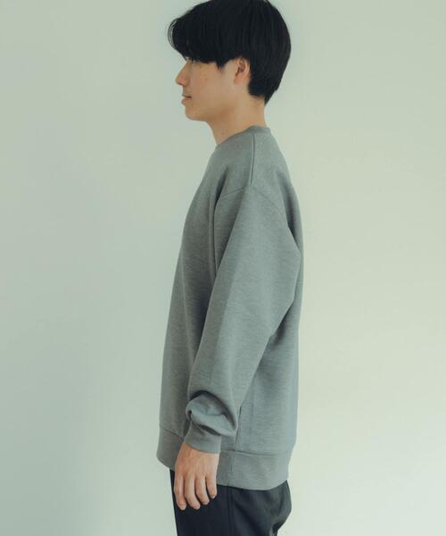 ITEMS URBANRESEARCH（アイテムズ アーバンリサーチ）の「TRストレッチダンボール クルーネックプルオーバー（スウェット・メンズ・ブルー/ブラック/グレー/グレー系その他・LARGE/MEDIUM）」の20枚目の写真