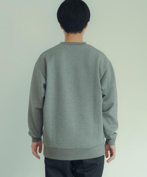 ITEMS URBANRESEARCH（アイテムズ アーバンリサーチ）の「TRストレッチダンボール クルーネックプルオーバー（スウェット・メンズ・ブルー/ブラック/グレー/グレー系その他・LARGE/MEDIUM）」の19枚目の写真