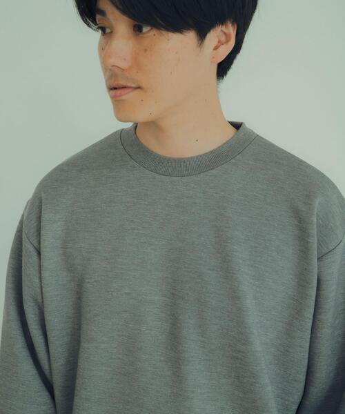 ITEMS URBANRESEARCH（アイテムズ アーバンリサーチ）の「TRストレッチダンボール クルーネックプルオーバー（スウェット・メンズ・ブルー/ブラック/グレー/グレー系その他・LARGE/MEDIUM）」の18枚目の写真