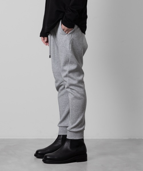 ATTACHMENT(アタッチメント)の「CO/PE ダブルニット スリーディメンショナルジョガー / CO/PE DOUBLE KNIT THREE DIMENSIONAL JOGGER(スウェットパンツ・メンズ・オフホワイト/ブラック/グレー・2/1/4/3)」の14枚目の写真