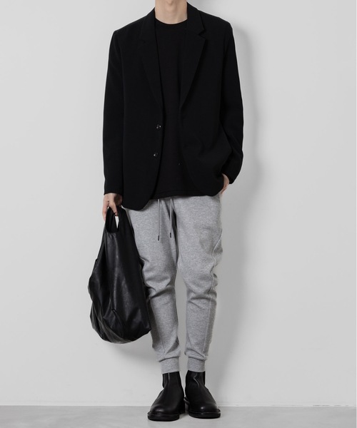 ATTACHMENT(アタッチメント)の「CO/PE ダブルニット スリーディメンショナルジョガー / CO/PE DOUBLE KNIT THREE DIMENSIONAL JOGGER(スウェットパンツ・メンズ・オフホワイト/ブラック/グレー・2/1/4/3)」の19枚目の写真