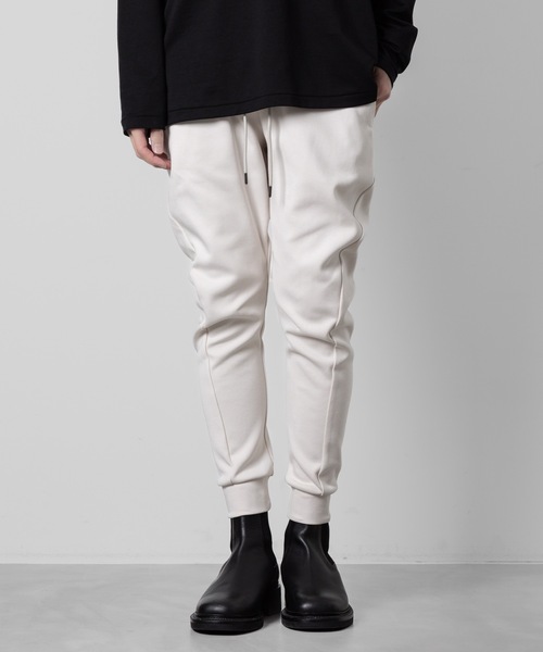 ATTACHMENT(アタッチメント)の「CO/PE ダブルニット スリーディメンショナルジョガー / CO/PE DOUBLE KNIT THREE DIMENSIONAL JOGGER(スウェットパンツ・メンズ・オフホワイト/ブラック/グレー・2/1/4/3)」の20枚目の写真