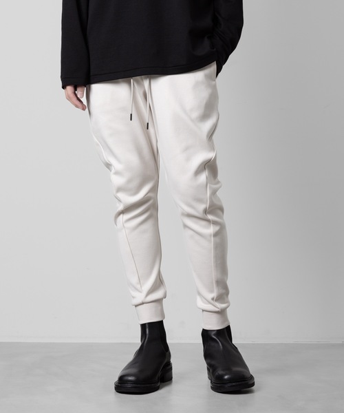 ATTACHMENT(アタッチメント)の「CO/PE ダブルニット スリーディメンショナルジョガー / CO/PE DOUBLE KNIT THREE DIMENSIONAL JOGGER(スウェットパンツ・メンズ・オフホワイト/ブラック/グレー・2/1/4/3)」の22枚目の写真