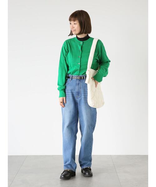 Lugnoncure(ルノンキュール)の「無地/ボーダーリブハイネックカットソー(Tシャツ/カットソー・レディース・オフホワイト/ホワイト/ブラック・F)」の6枚目の写真