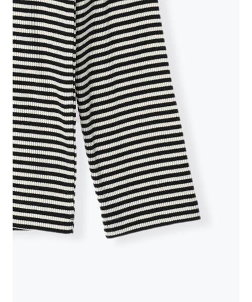 Lugnoncure(ルノンキュール)の「無地/ボーダーリブハイネックカットソー(Tシャツ/カットソー・レディース・オフホワイト/ホワイト/ブラック・F)」の19枚目の写真