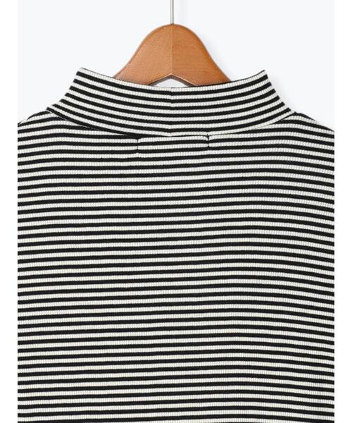Lugnoncure(ルノンキュール)の「無地/ボーダーリブハイネックカットソー(Tシャツ/カットソー・レディース・オフホワイト/ホワイト/ブラック・F)」の21枚目の写真