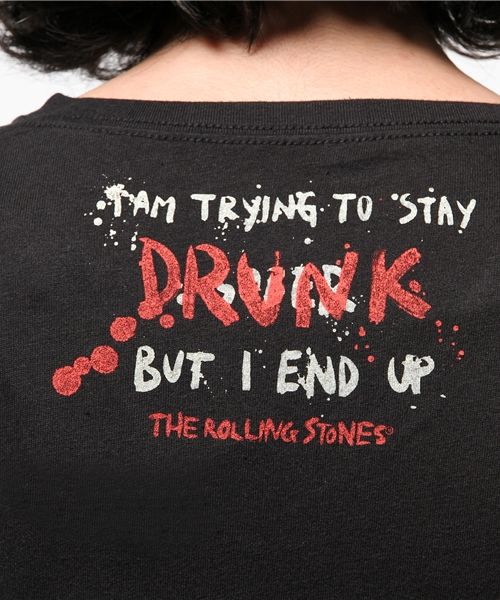 AZUL by moussy(アズールバイマウジー)の「STONESフロントベロVネック半袖T(Tシャツ/カットソー・メンズ・ブラック/ホワイト・SMALL/MEDIUM/X-SMALL/X-LARGE/LARGE)」の10枚目の写真