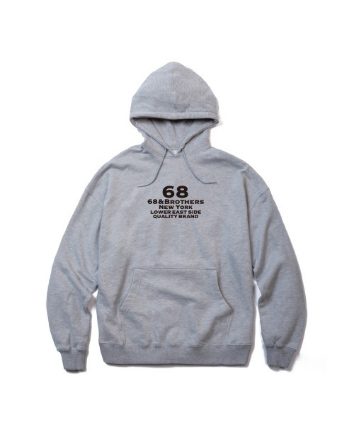 68&brothers（シックスティエイトアンドブラザーズ）の「68&BROTHERS / Hooded Sweat "QB"（パーカー・メンズ・ブラック/アイボリー/グレー・X-LARGE/LARGE）」の3枚目の写真