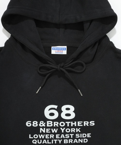 68&brothers(シックスティエイトアンドブラザーズ)の「68&BROTHERS シックスティーエイトアンドブラザーズ / "QB" Hooded Sweat(パーカー・メンズ・ブラック/アイボリー/グレー・X-LARGE/LARGE/MEDIUM)」の12枚目の写真
