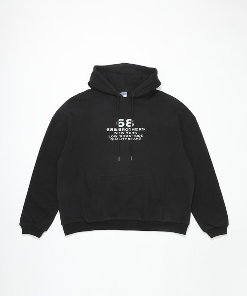 68&brothers(シックスティエイトアンドブラザーズ)の「68&BROTHERS シックスティーエイトアンドブラザーズ / "QB" Hooded Sweat(パーカー・メンズ・ブラック/アイボリー/グレー・X-LARGE/LARGE/MEDIUM)」の18枚目の写真