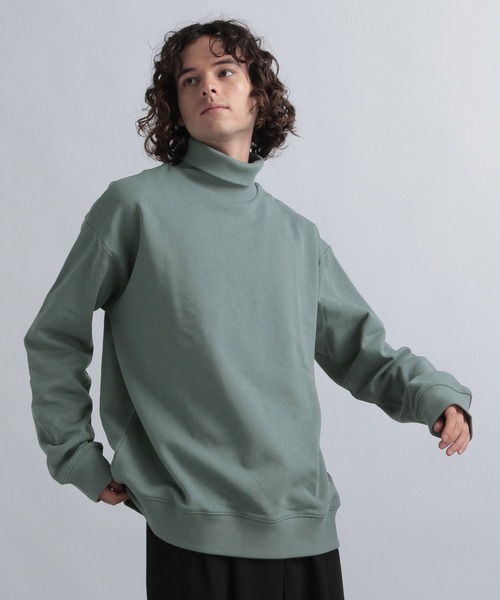 HARE（ハレ）の「ウラケタートルネックスウェット(HARE)（スウェット・メンズ・グレー/ホワイト/ブラック・SMALL/MEDIUM）」の12枚目の写真