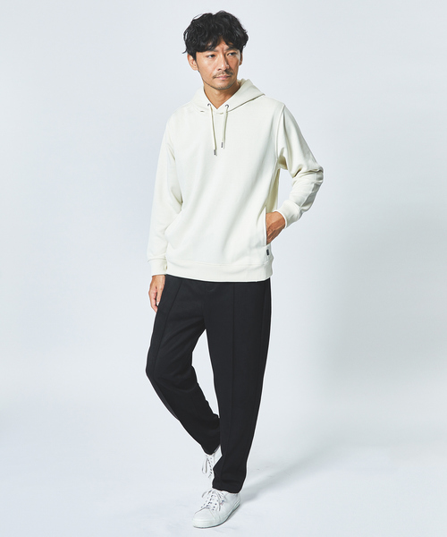 ABAHOUSE GRAY(アバハウスグレイ)の「エレガント スウェットパーカー(パーカー・メンズ・グレイッシュベージュ/オレンジ系その他/オフホワイト/ブラック・48/46)」の22枚目の写真