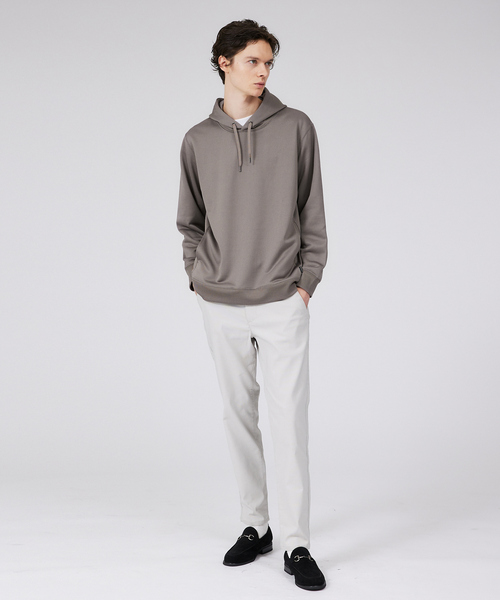 ABAHOUSE GRAY(アバハウスグレイ)の「エレガント スウェットパーカー(パーカー・メンズ・グレイッシュベージュ/オレンジ系その他/オフホワイト/ブラック・48/46)」の6枚目の写真