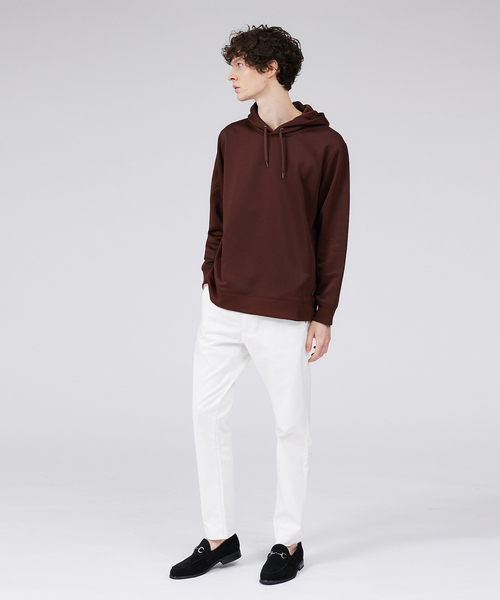 ABAHOUSE GRAY(アバハウスグレイ)の「エレガント スウェットパーカー(パーカー・メンズ・グレイッシュベージュ/オレンジ系その他/オフホワイト/ブラック・48/46)」の9枚目の写真