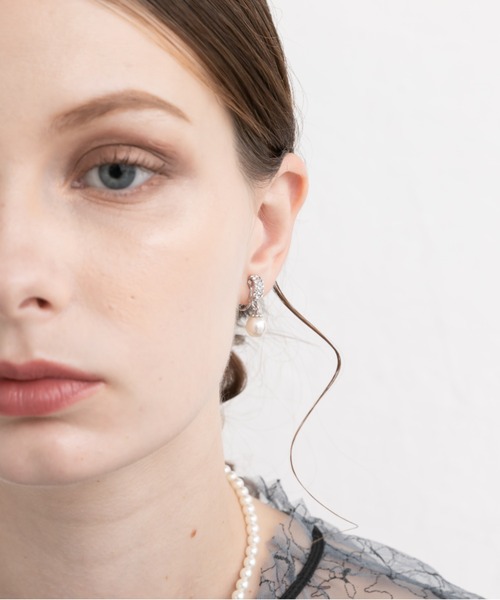 Cupid Heart（キューピッドハート）の「【Cupid Heart】結婚式アクセ！ビジューリング×パールイヤリング（イヤリング・レディース・ゴールド/シルバー・MEDIUM）」の21枚目の写真