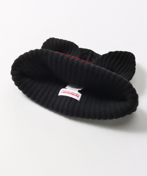 UNFOLLOW（アンフォロー）の「【CHARLES JEFFREY LOVERBOY】 CHUNKY EARS BEANIE（ニットキャップ/ビーニー・メンズ・アイボリー/ブラック・FREE）」の4枚目の写真