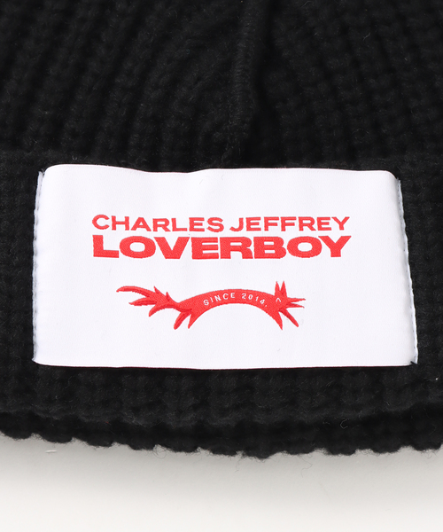UNFOLLOW（アンフォロー）の「【CHARLES JEFFREY LOVERBOY】 CHUNKY EARS BEANIE（ニットキャップ/ビーニー・メンズ・アイボリー/ブラック・FREE）」の6枚目の写真