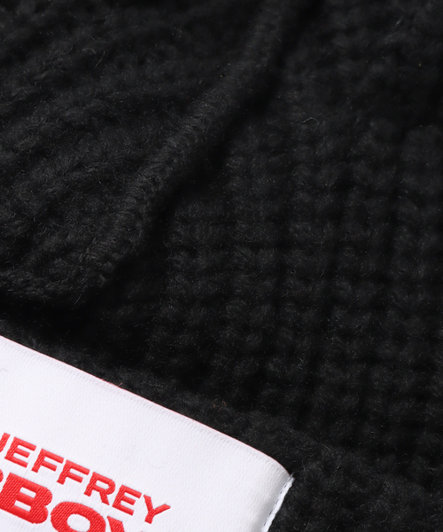 UNFOLLOW（アンフォロー）の「【CHARLES JEFFREY LOVERBOY】 CHUNKY EARS BEANIE（ニットキャップ/ビーニー・メンズ・アイボリー/ブラック・FREE）」の9枚目の写真