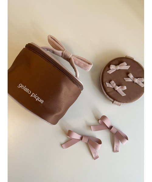 gelato pique(ジェラートピケ)の「リボンヘアピン(ヘアバンド・レディース・ピンク/ダークグレー・FREE)」の6枚目の写真