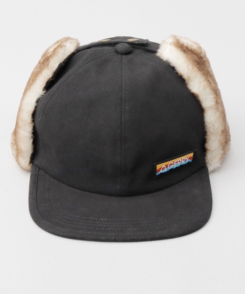 GERRY(ジェリー)の「ダックキャンバス イヤーフラップ 平ツバ フライトキャップ(キャップ・メンズ・ブラウン/ブラック・FREE)」の14枚目の写真