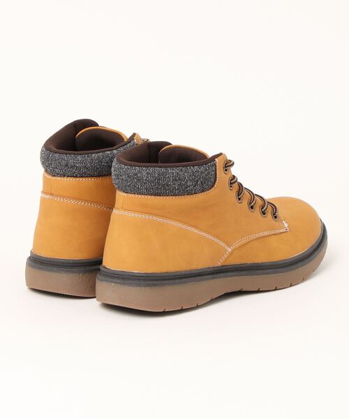TSURUYA（ツルヤ）の「《LIBERTO EDWIN》ブーツ L50537（スニーカー・メンズ・ダークブラウン/イエロー・25.5cm/27.0cm/25.0cm/26.0cm/28.0cm/26.5cm）」の3枚目の写真
