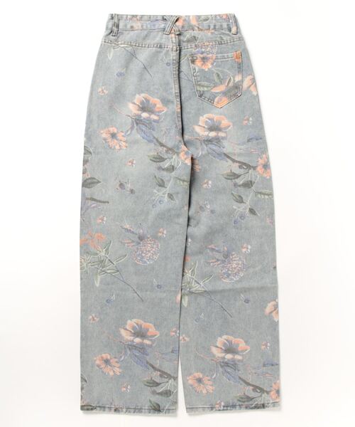 almo（アルモ）の「【LAMPOON】フラワープリントデニムパンツ（デニムパンツ・レディース・ブルー・LARGE/MEDIUM）」の8枚目の写真