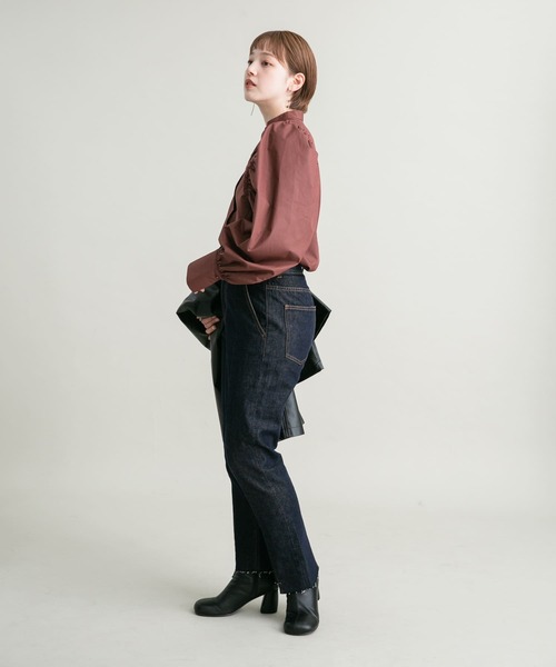 KBF(ケイビーエフ)の「カットオフボリュームスリーブブラウス(シャツ/ブラウス・レディース・オフホワイト/ブラウン系その他・ONE)」の15枚目の写真