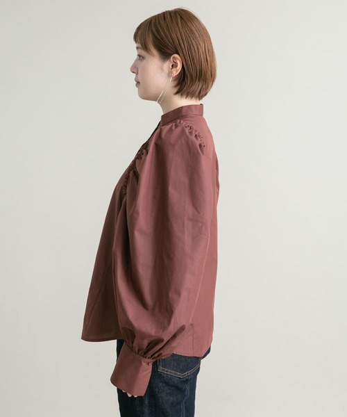 KBF(ケイビーエフ)の「カットオフボリュームスリーブブラウス(シャツ/ブラウス・レディース・オフホワイト/ブラウン系その他・ONE)」の18枚目の写真