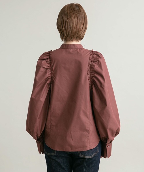 KBF(ケイビーエフ)の「カットオフボリュームスリーブブラウス(シャツ/ブラウス・レディース・オフホワイト/ブラウン系その他・ONE)」の19枚目の写真