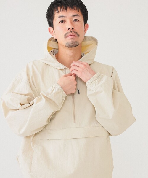 BEAMS（ビームス）の「BEAMS / ナイロン アノラックパーカー（ナイロンジャケット・メンズ・ブラック/グリーン系その他2/ライトグレー・L/S/XL/M）」の19枚目の写真