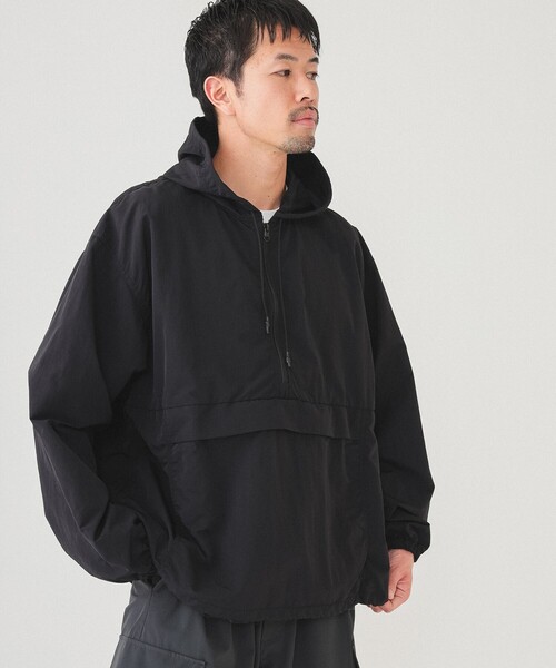 BEAMS（ビームス）の「BEAMS / ナイロン アノラックパーカー（ナイロンジャケット・メンズ・ブラック/グリーン系その他2/ライトグレー・L/S/XL/M）」の20枚目の写真